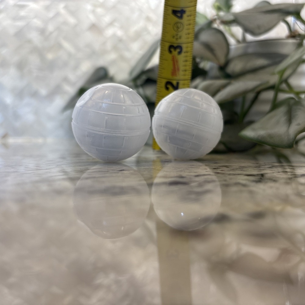 2 Walt Disney World Star Wars Death Star Glow Cube Works- Highly Collectible - Picture 9 of 11